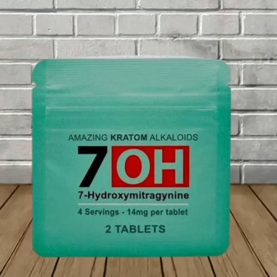 7Tabz 7-Hydroxymitragynine Max Potency Kratom Tablets 65mg
