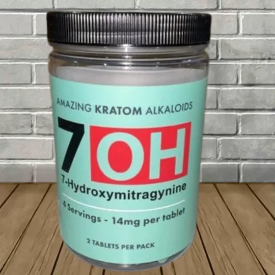 7Tabz 7-Hydroxymitragynine Max Potency Kratom Tablets 65mg