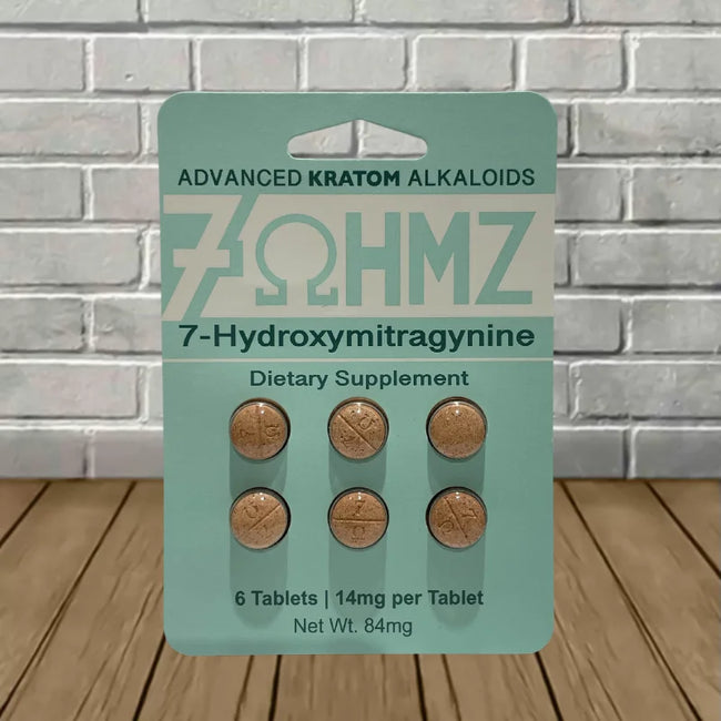 7OHMZ 7-Hydroxymitragynine Extract Tablets 6ct