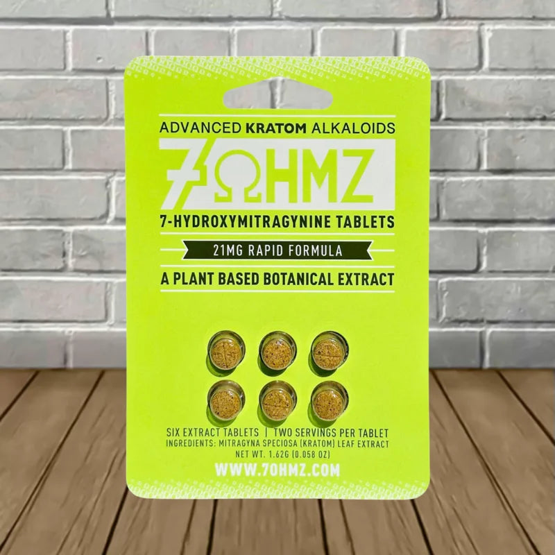 7OHMZ 7-Hydroxymitragynine Rapid Formula Tablets 21mg