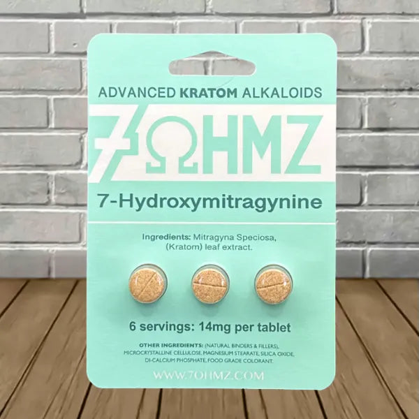 7OHMZ 7-Hydroxymitragynine Extract Tablets 3ct