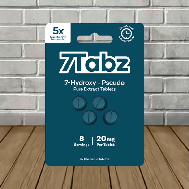 7Tabz 7-Hydroxy + Pseudo Pure Extract Tablets 4ct