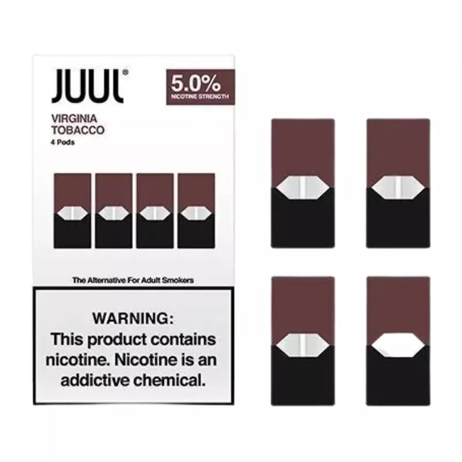 JuulPods JUUL Eliquid Replacement Pods - 4 Pack - 3% and 5% Best Sales Price -