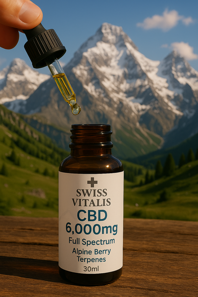 Swiss Vitalis CBD 6000mg – Full Spectrum Alpine Terpenes Best Sales Price - Tincture Oil