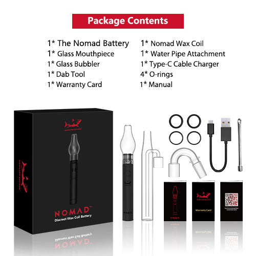 Hamilton Nomad Concentrate Device | 650mAh Best Sales Price - Vaporizers