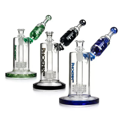 Phoenix Star Freezable Coil Glycerin Bong With Matrix Perc 7 Inches Best Sales Price - Bongs