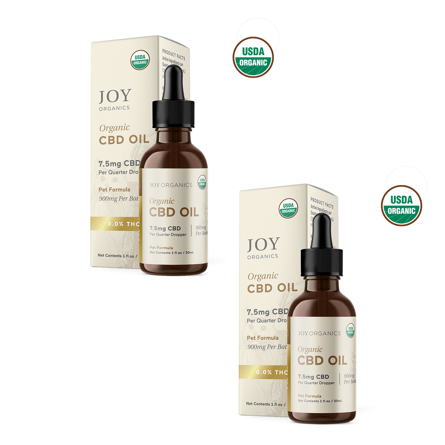 Joy Organics 900 mg CBD Tinctures Value Pack