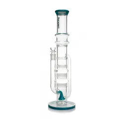 Phoenix Star 18 Inches Recycler Bong With 8 Honeycomb Percs & 2 Turbine Percs & A Showerhead Perc Best Sales Price - Bongs