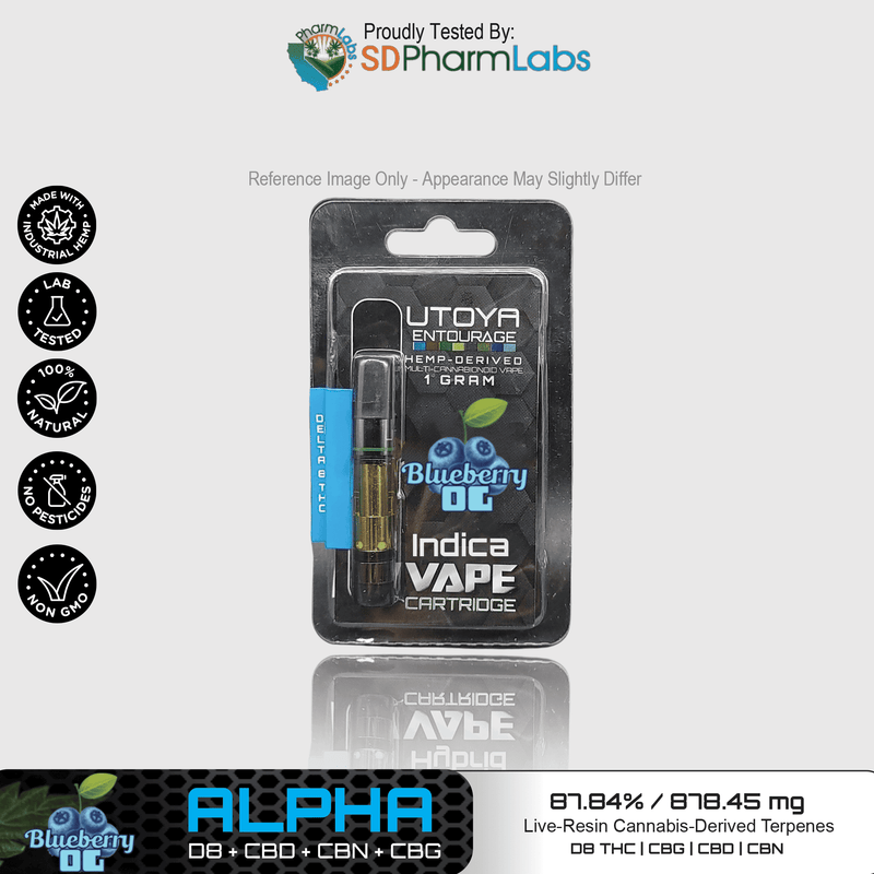 Utoya | Live Resin Delta 8 THC Vape Cartridge - 1g Best Sales Price - Vape Cartridges