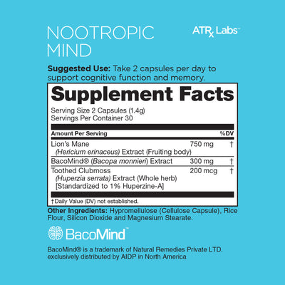 ATRx Labs Nootropic Mind: Memory & Cognition Best Sales Price - Edibles
