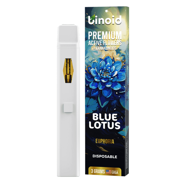 Binoid On Sale: Blue Lotus Disposable Vape – 3 Gram