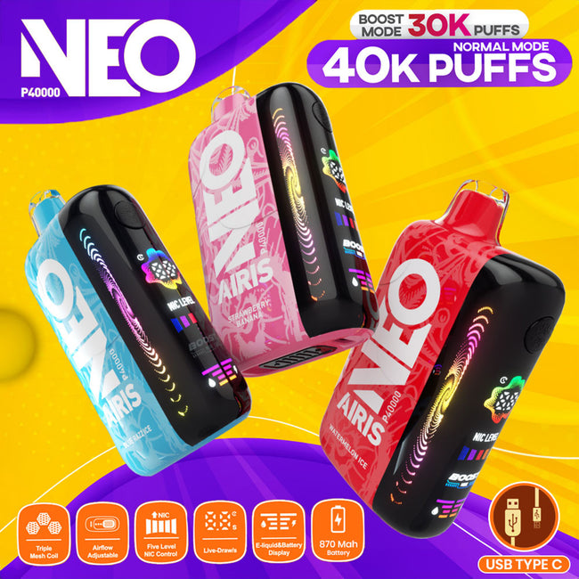 Airis Neo P40K Disposable (40000 Puffs)