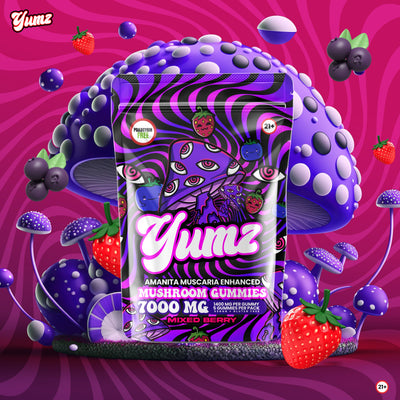 YUMZ - Mixed Berry ( Amanita Muscaria Mushroom Gummies ) Best Sales Price - Gummies