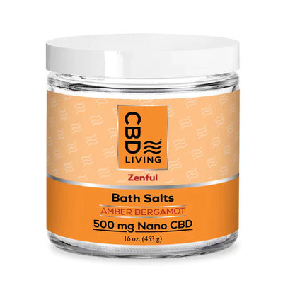 CBD Living | CBD Bath Salt - 500mg Best Sales Price - Topicals
