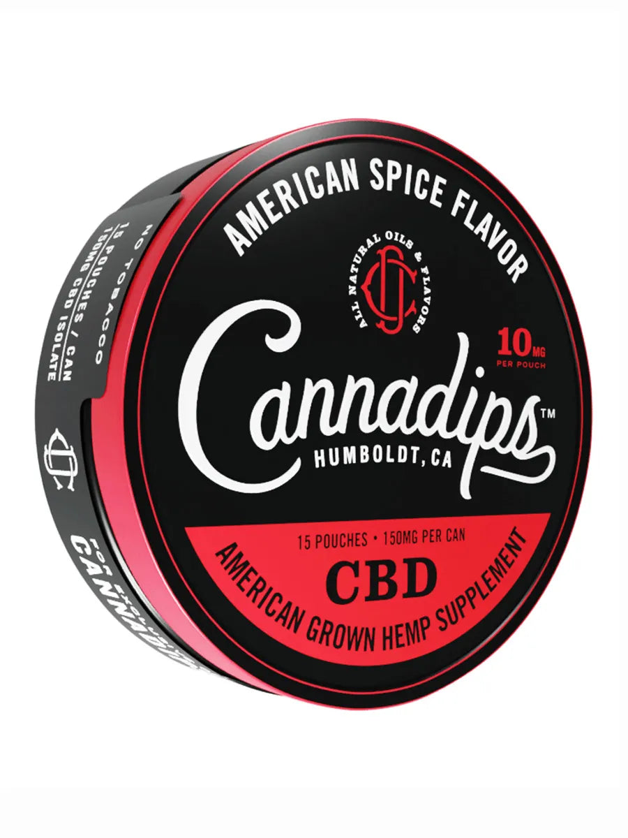 American Spice Cannadips CBD Pouches 15ct 150MG