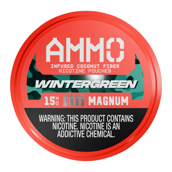 Wintergreen AMMO Nicotine Pouches