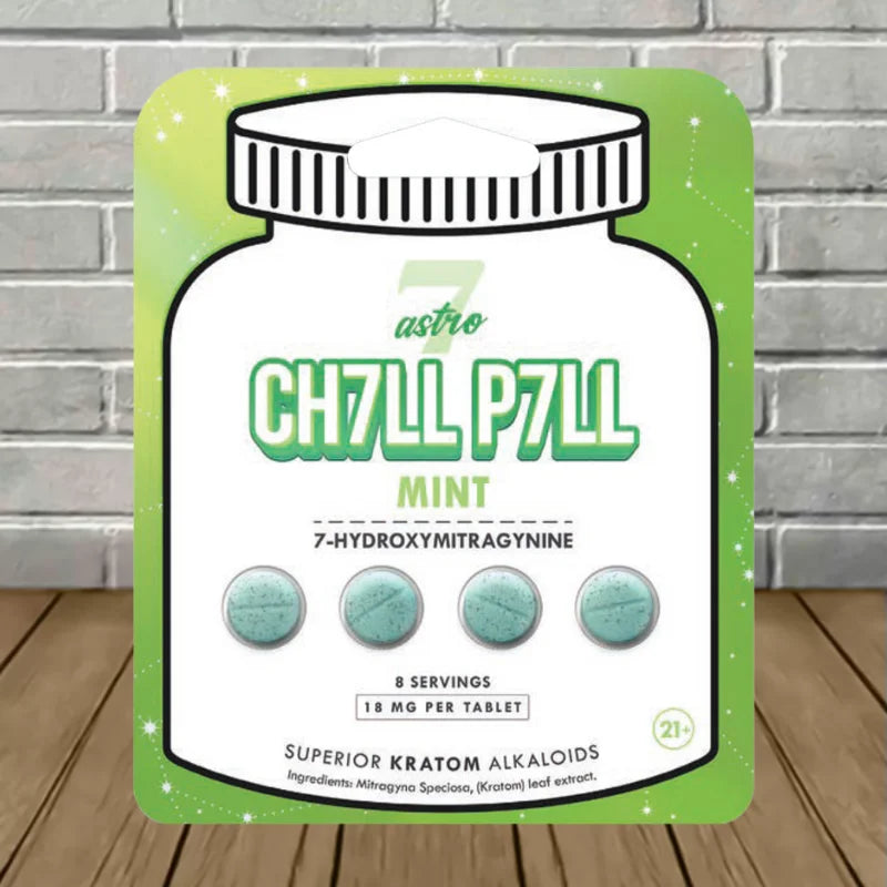 Astro 7 Ch7ll P7ll 7-Hydroxymitragynine Extract Tablets Full Case 10ct