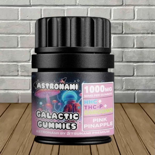 Astronami Mushroom + THCP + HHC Galactic Gummies 1000mg