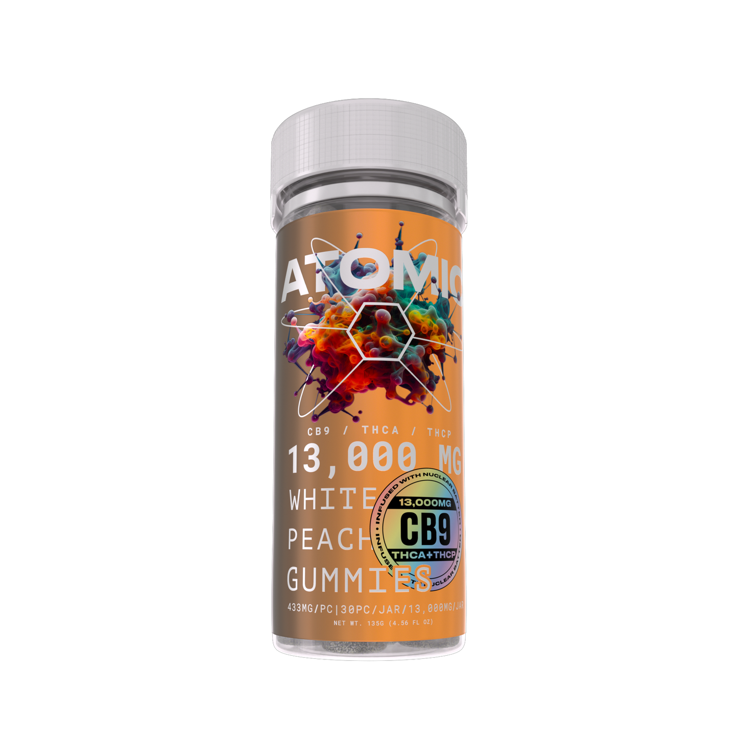 Atomic Bomb Gummies – CB9 THCA THCP Infused (13,000mg)