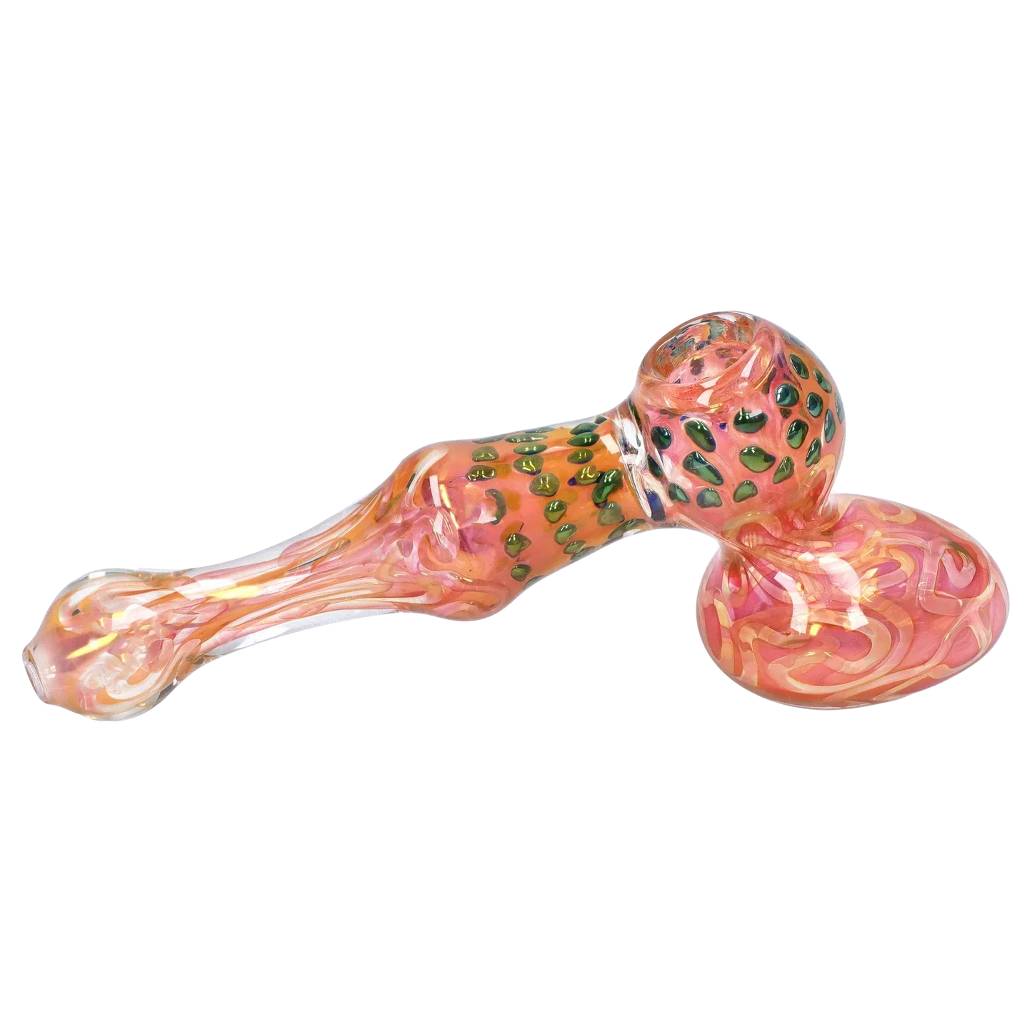 DankStop Gold Fume and Slime Hammer Bubbler - 8 in.