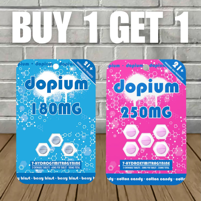 B1G1 Dopium 7-Hydroxymitragynine Chewable Extract Tablets