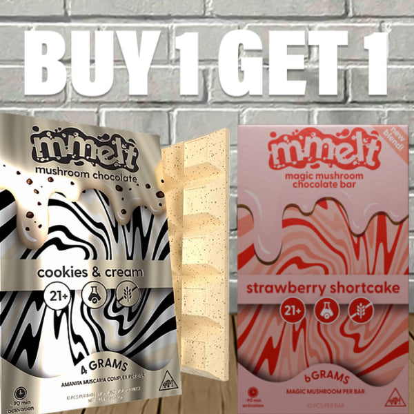 B1G1 Mmelt Magic Mushroom Chocolate Bars Best Sales Price - Gummies