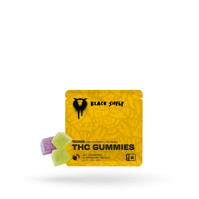 THCP Live Resin Quad Blend Gummies 3ct