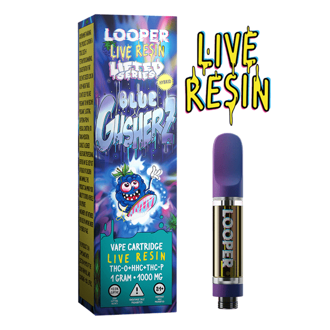 Lifted Series 2g Cartridge: Blue Gusherz by Looper Vape