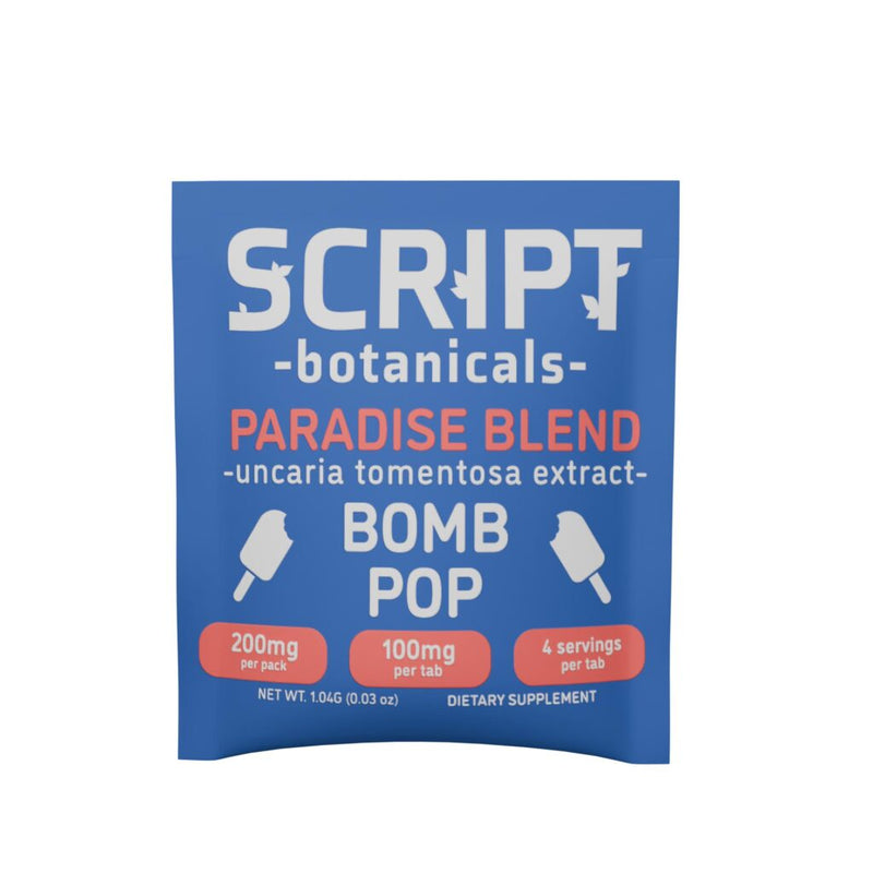Script Botanicals Paradise Blend Cat’s Claw Tablets 2pk 200mg Best Sales Price - Edibles
