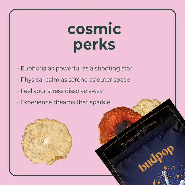 BudPop Dried Amanita Muscaria Mushrooms