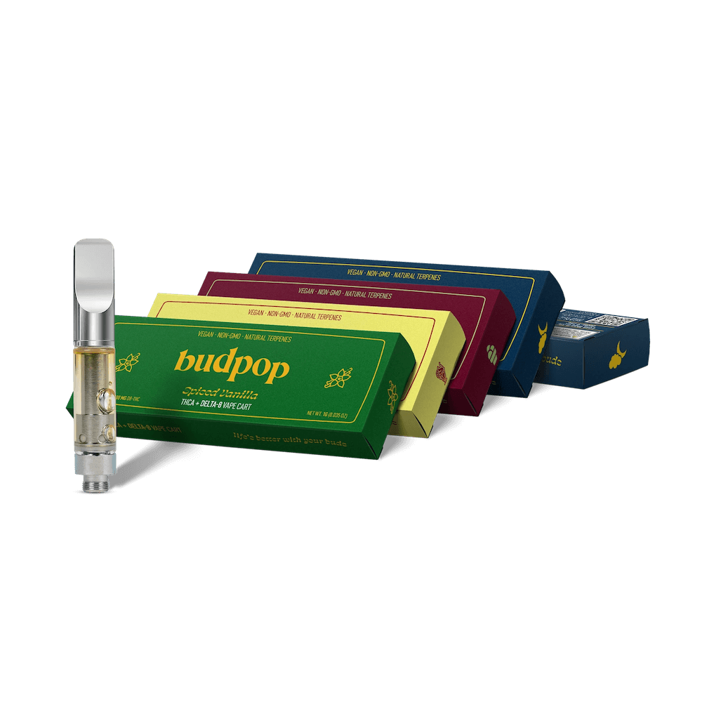 BudPop THCa Vape Carts 4-Pack