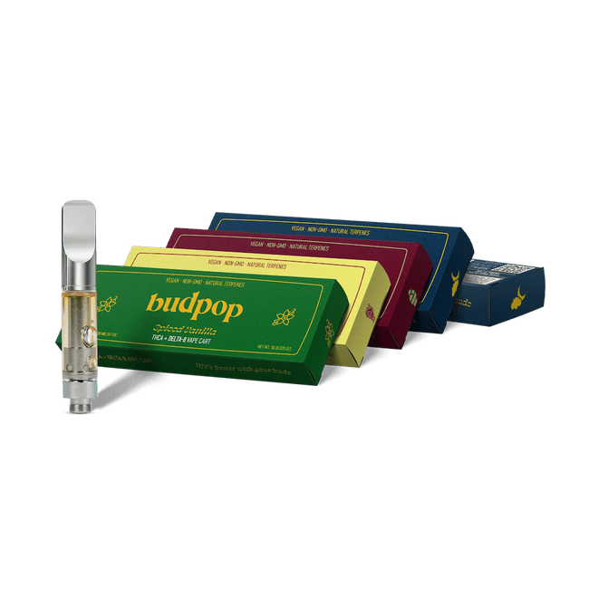 BudPop THCa Vape Carts 4-Pack