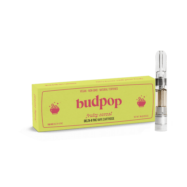 BudPop Fruity Cereal Delta-8 Vape Carts