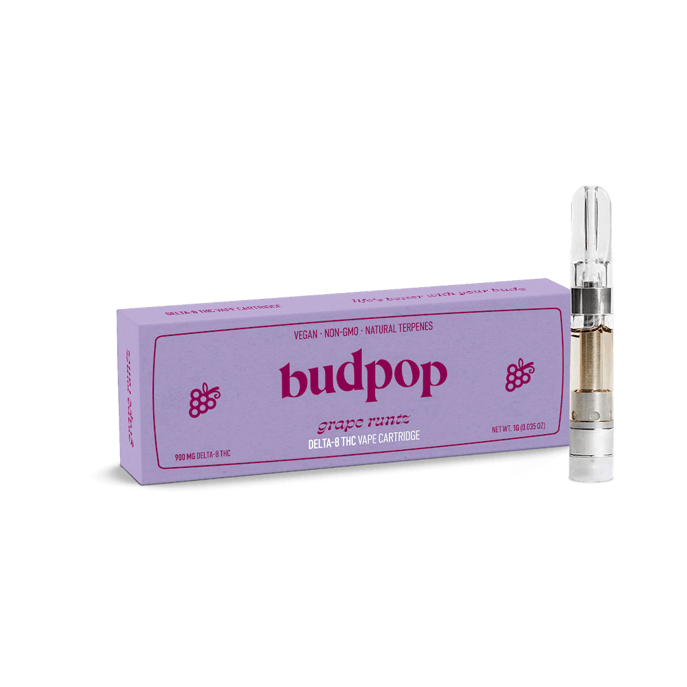 BudPop Grape Runtz Strain – Delta 8 THC Vape