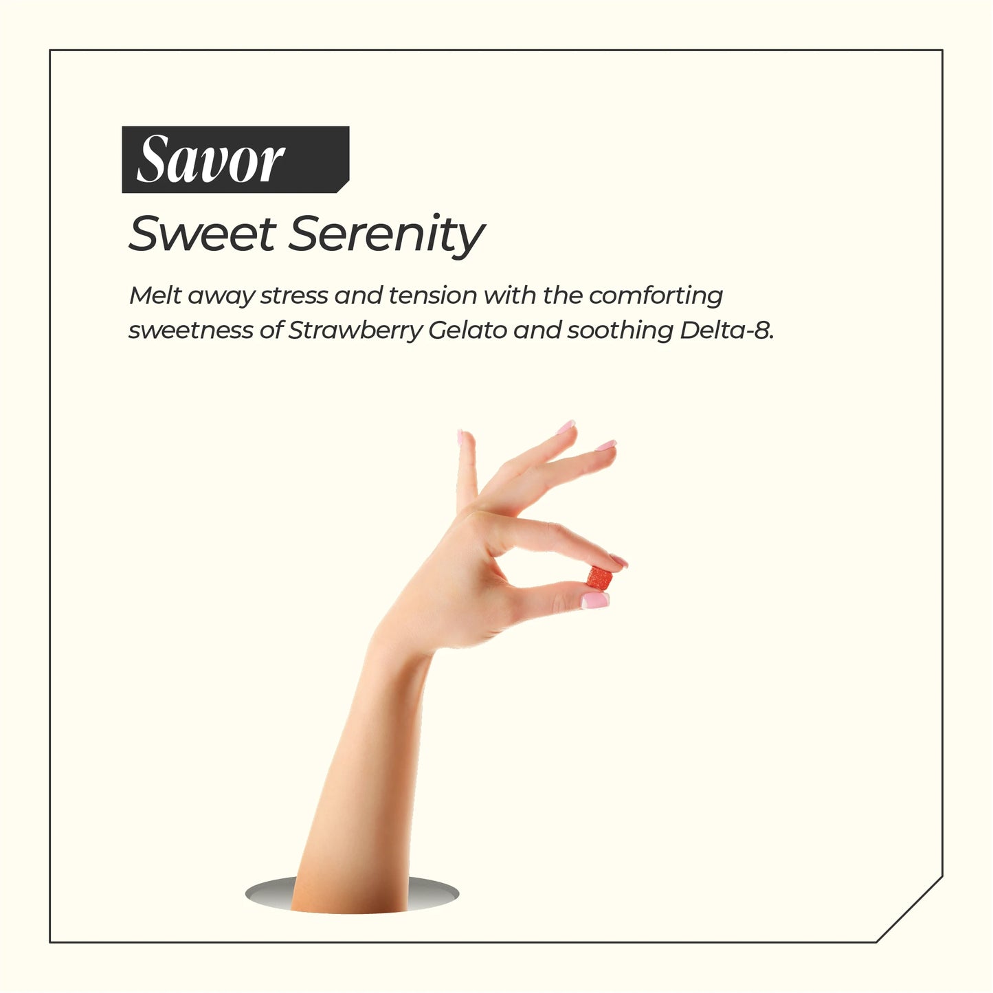 BudPop Delta-8 Strawberry Gelato Gummies (750-3000mg)