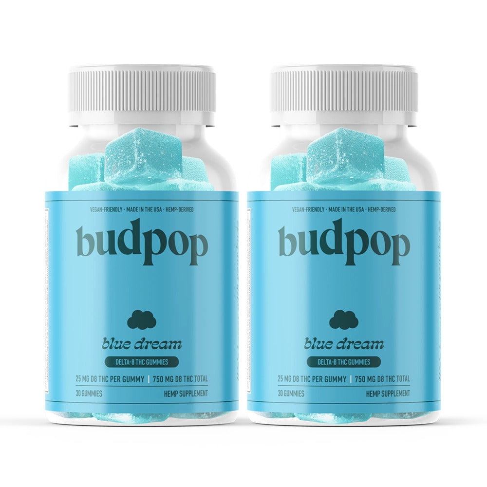 BudPop Delta-8 Blue Dream Gummies (750-1500mg)