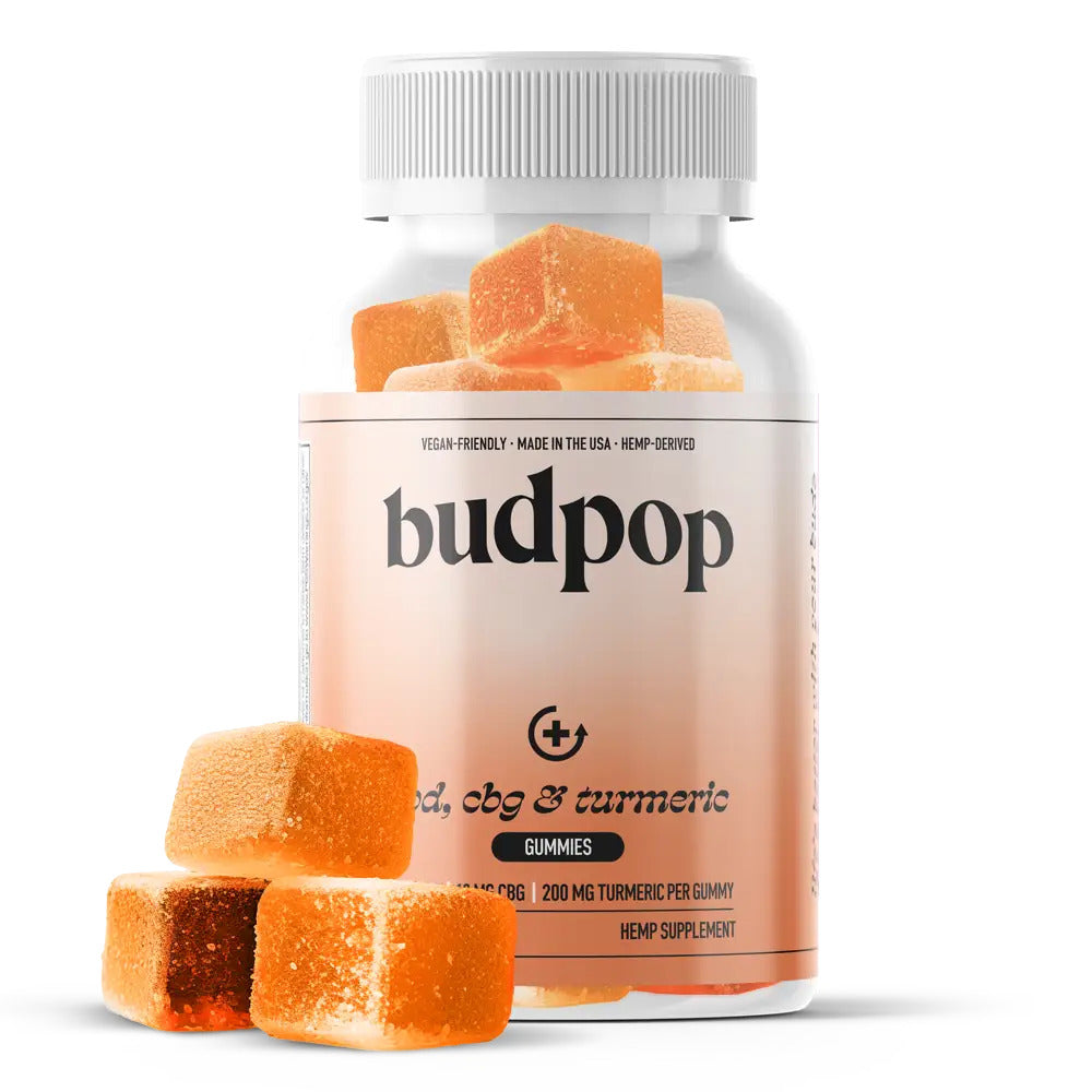 BudPop CBD + CBG Turmeric Gummies