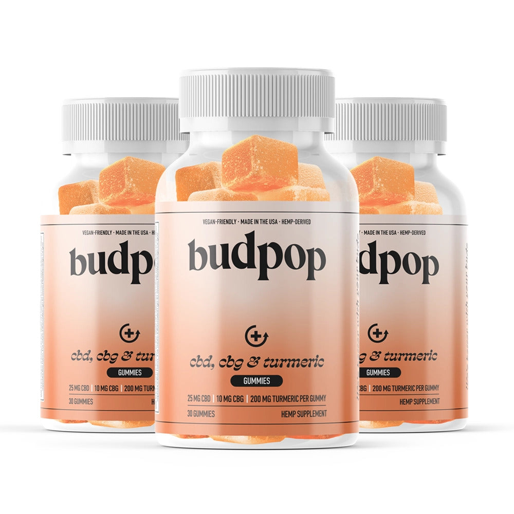 BudPop CBD + CBG Turmeric Gummies
