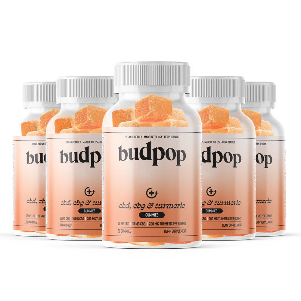 BudPop CBD + CBG Turmeric Gummies