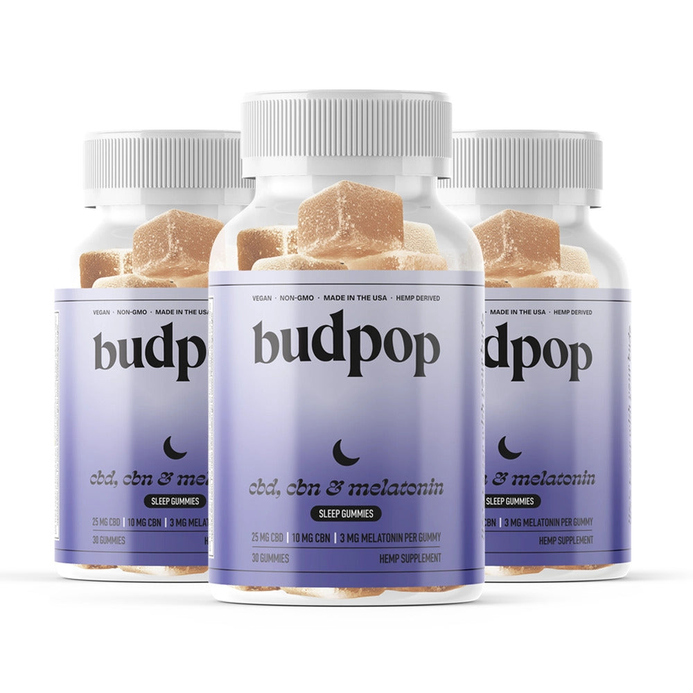 BudPop CBD + CBN Gummies For Sleep