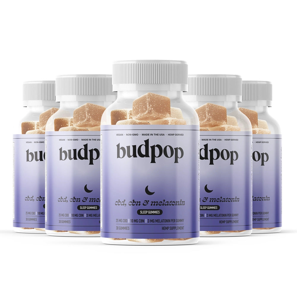 BudPop CBD + CBN Gummies For Sleep