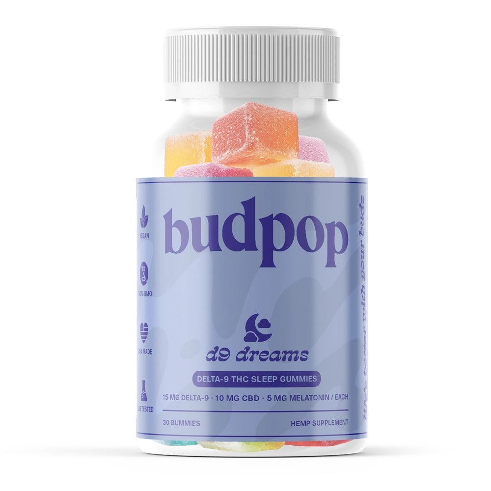 BudPop Delta-9 + CBN Sleep Gummies