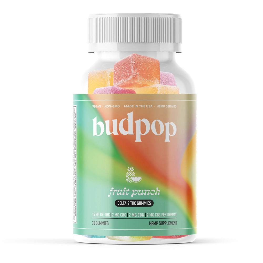 BudPop Fruit Punch D9 Gummies