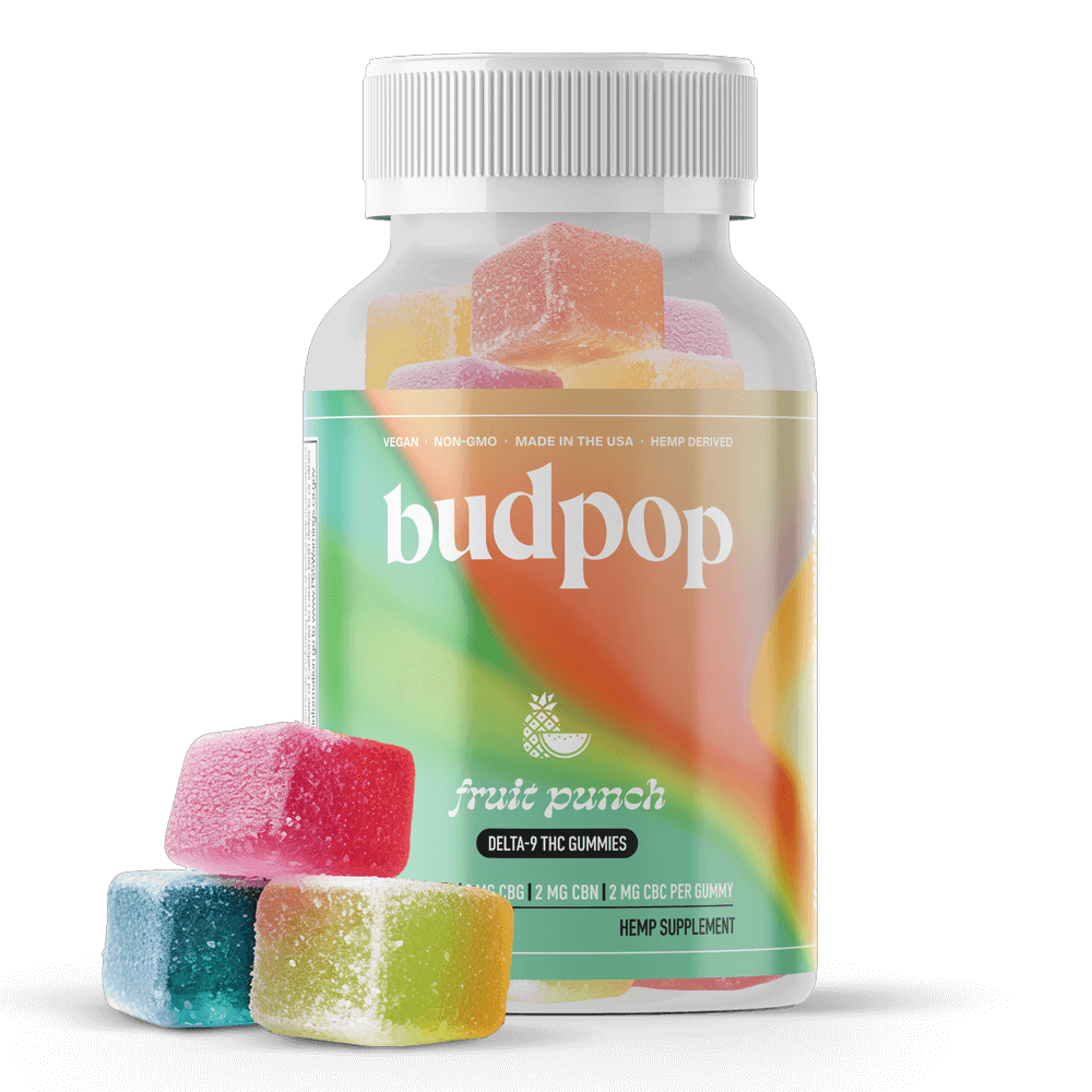 BudPop Fruit Punch D9 Gummies