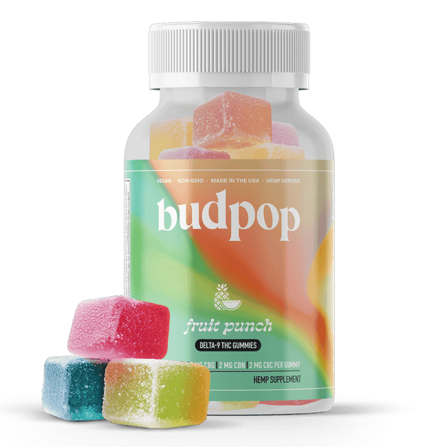 BudPop Fruit Punch D9 Gummies