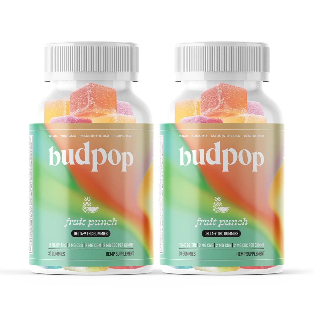 BudPop Fruit Punch D9 Gummies