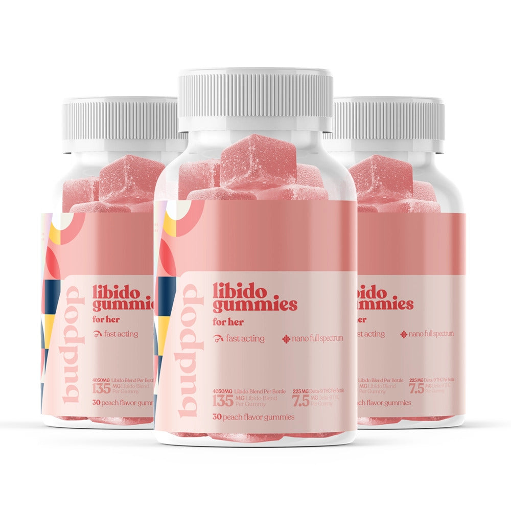 BudPop D9 + CBG + CBC + CBN Libido sex Gummies for Women