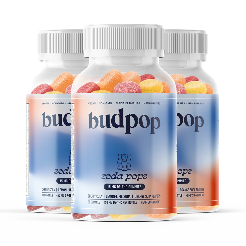 BudPop Soda Pops D9 Gummies