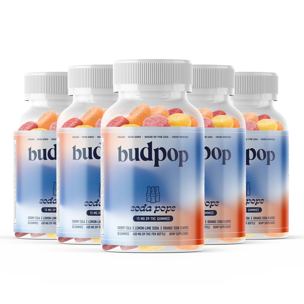 BudPop Soda Pops D9 Gummies