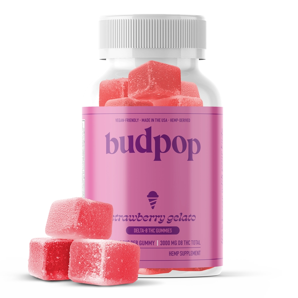 BudPop 100 mg Edible – D8 Extra Strength Formulation